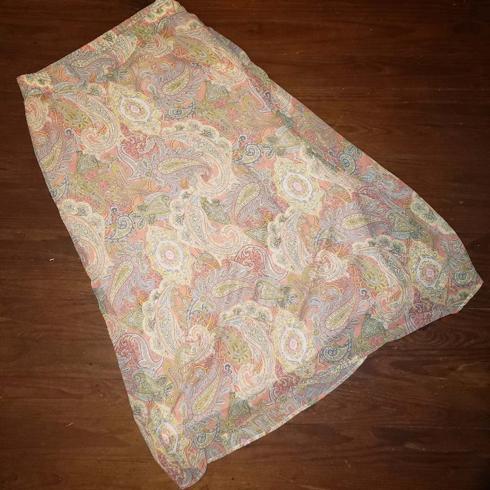 NWT Paisley Skirt, Ann Taylor Cardigan SOLD SEPERA